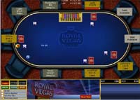 Royal Vegas Poker Table